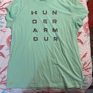 Under Armour Green Relaxed Polo T-Shirt